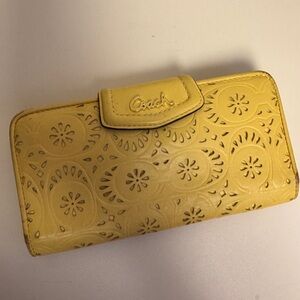 Coach Yellow Women's Wallet